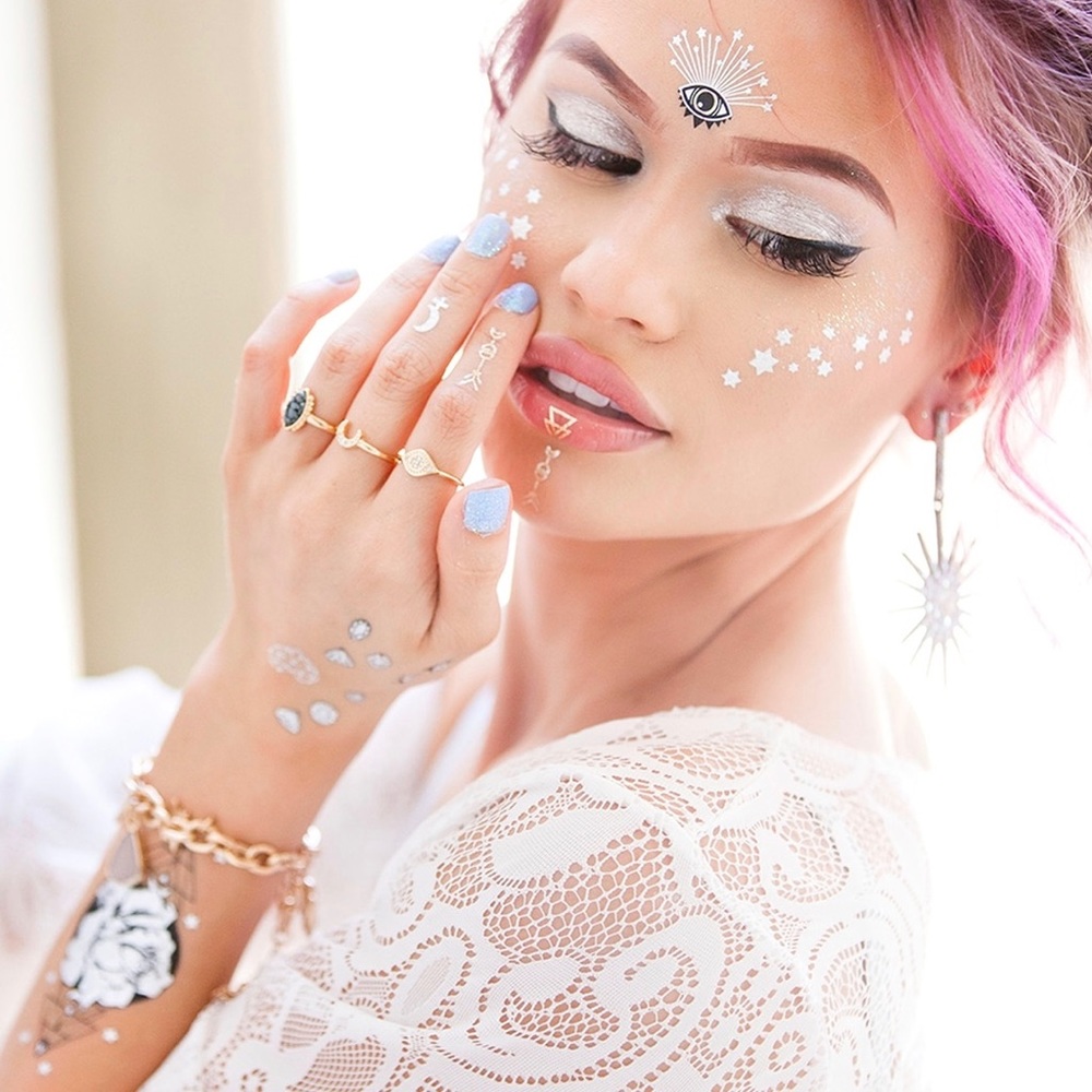 FLASH TATTOO ‘Ophelia’ Collection Temporary Tatoos